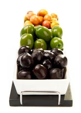 Mixed olives Stock Photos