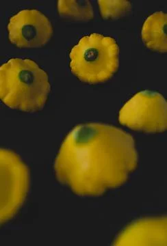 Mixed Organic pumpkins macro close up Stock Photos