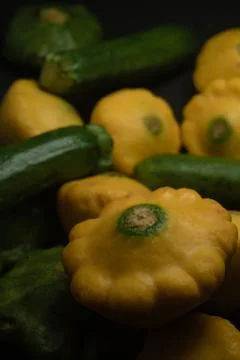 Mixed Organic pumpkins macro close up Stock Photos