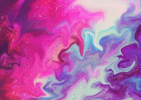 Mixed paint background, Blue, pink, purple Illustrazione stock