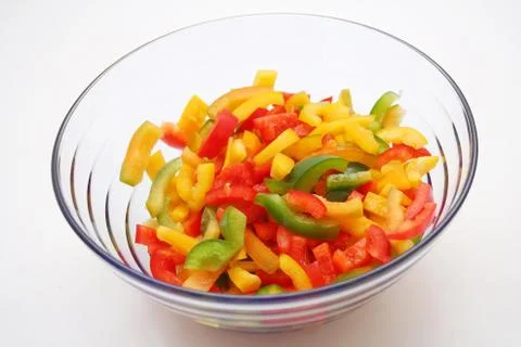 Mixed paprika Stock Photos