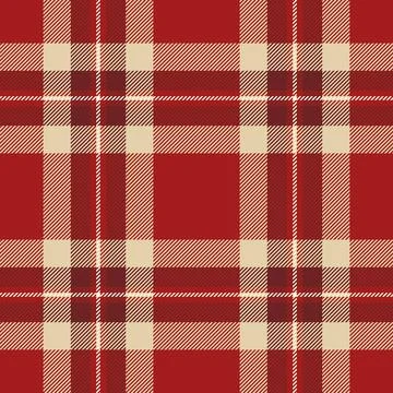Mixed pattern fabric check, girly vector seamless texture. Deluxe tartan pl.. 库存插图
