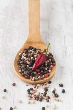 Mixed pepper Foto stock