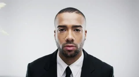 Mixed race man silly string slow motion wedding photo booth series Stock Footage 50128234