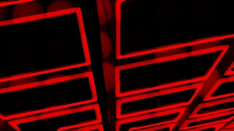 Mixed red cube Stock Footage 97159390