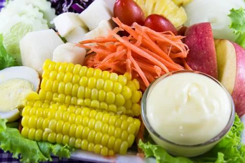 Mixed salad Stock Photos