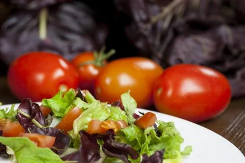 Mixed salad Stock Photos