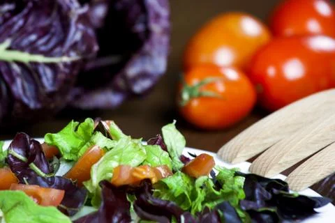 Mixed salad Foto stock