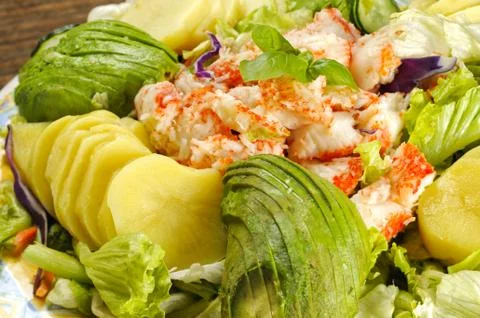 Mixed salad Stock Photos