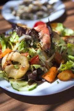 Mixed salad Stock Photos