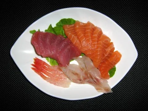 Mixed sashimi Stock Photos
