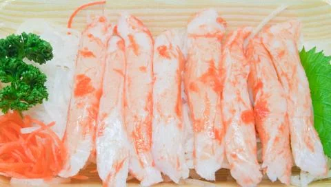 Mixed sashimi, raw fish Stock Photos