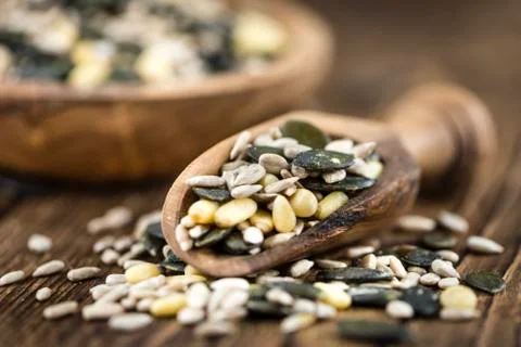 Mixed Seeds (selective focus) Stock Photos