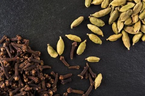 Mixed spices 스톡 사진