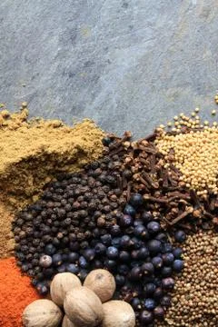 Mixed spices Stock Photos