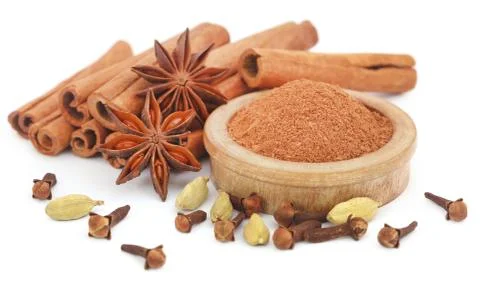 Mixed spices Stock Photos