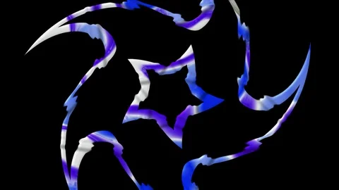 Mixed star pattern Stock Footage 98666889