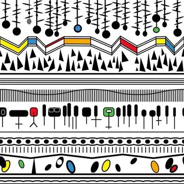 Mixed-stripes seamless pattern Copyright: xZoonar.com/angetax 8261758  Foto stock