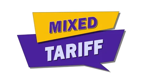 Mixed Tariff – A tariff system allowing the application of either a specific Stock Footage 310209916