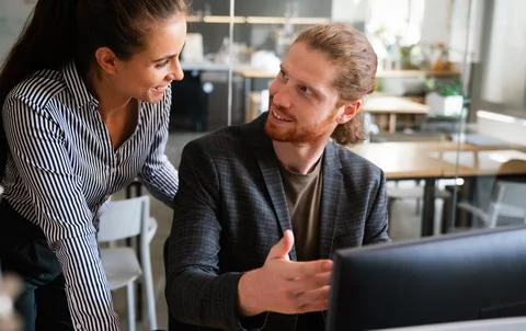 Mixed team of software engineers brainstorming ideas. Diverse app developer.. Stockfoto's