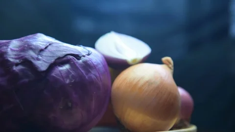 Mixed vegetable. mixed vegetable Spin around. Stock Footage 97527805