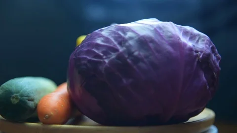 Mixed vegetable. mixed vegetable Spin around. Stock Footage 97530528