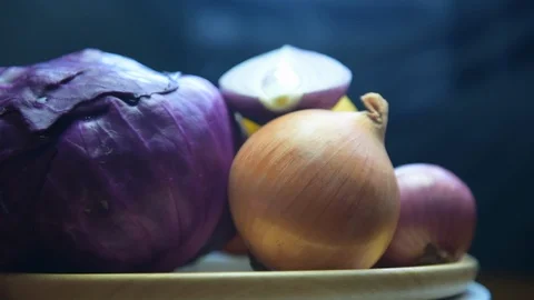 Mixed vegetable. mixed vegetable Spin around. Stock Footage 97532962