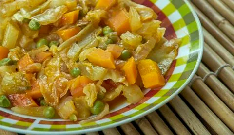 Mixed vegetable Sabzi Stock Photos
