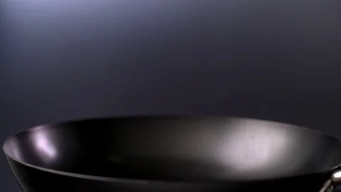 Mixed Vegetables Falling Into Wok Slowmotion 스톡 동영상 84059503