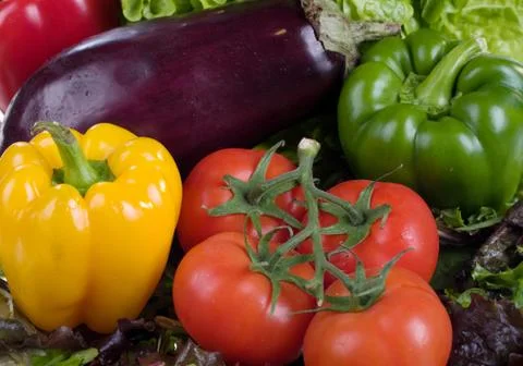 Mixed vegetables Foto stock