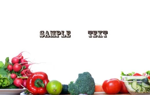 Mixed vegetables Foto stock
