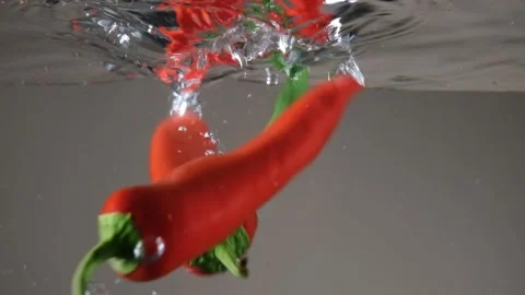 Mixed vegetables in water Stock Footage 197953839