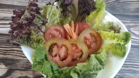 A Mixed Veggie in A Bowl Vídeo Stock 337977127