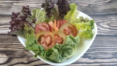 A Mixed Veggie in A Bowl 動画素材 337977148