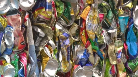 Mixed Waste Moving on Sorting Conveyor Video stock 343732757