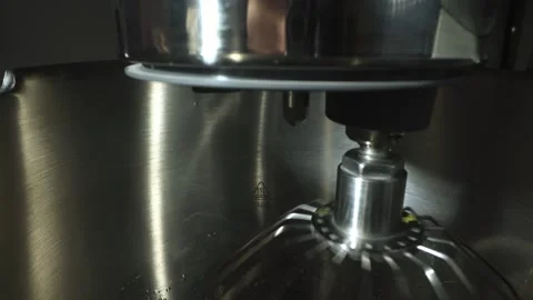 The mixer beaters rotate rapidly in a circular motion. Stock Footage 275146116