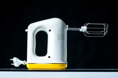 Mixer on black Stock Photos