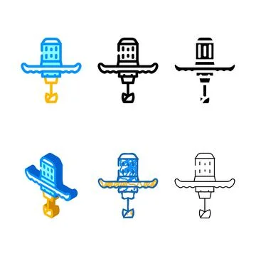 Mixer concepts tool color icon vector color Stock Illustration