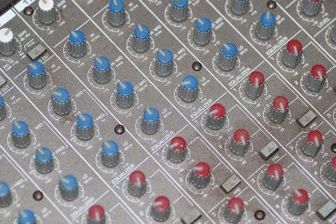 Mixer controller Stock Photos
