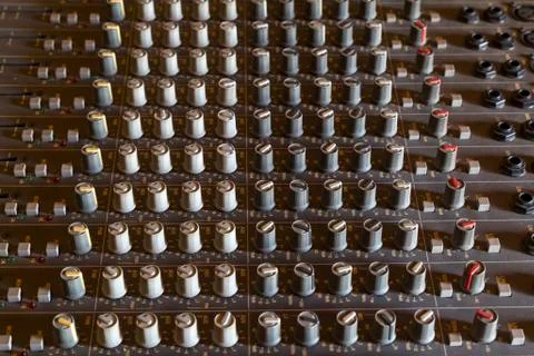 Mixer cursor regulator Foto stock