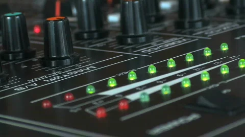 Mixer display  Stock Footage 663203