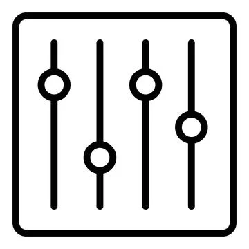 Mixer Icon. User interface Vector Illustration, As a Simple Vector Sign and.. イラスト素材