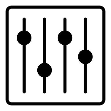 Mixer Icon. User interface Vector Illustration, As a Simple Vector Sign and.. イラスト素材