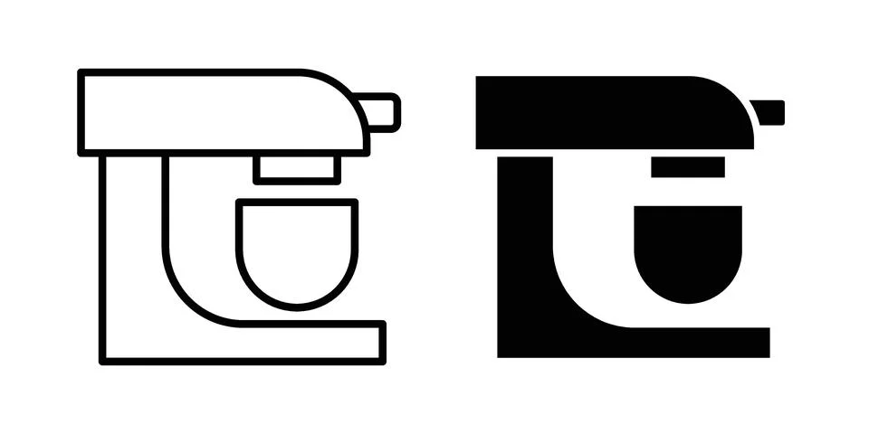 Mixer icon vector design. EPS10 Stock Illustration