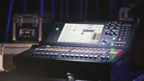 Mixer, illuminated in the dark Video stock 281516013