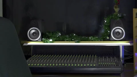 Mixer in the recording studio Stock Footage 145931736