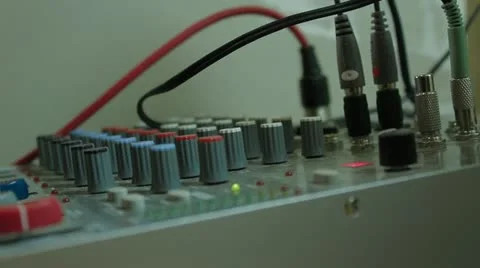 Mixer settings Stock Footage 14399767