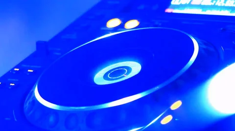 Mixer TouchMix  disco Video stock 33375353