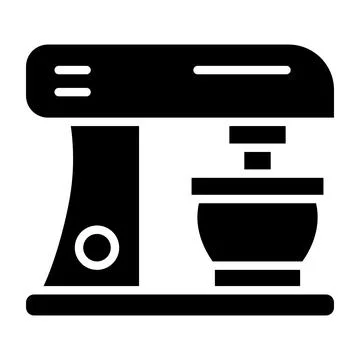Mixer Vector Icon Design Illustration Stock Illustration