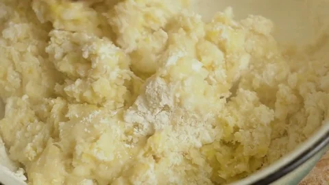Mixes the ingredients hd Stock Footage 80038784
